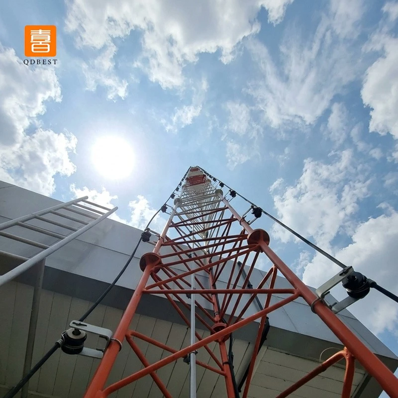 info-1-1 Steel Tubular Communication Tower supplier